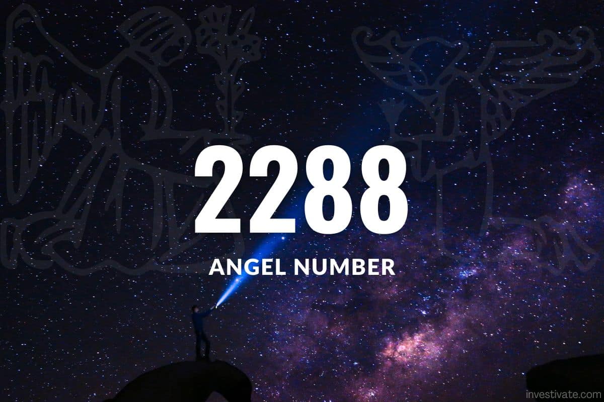 2288 Angel number - Angel Numbers - Sticker